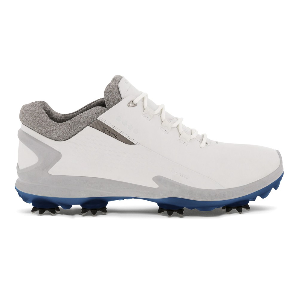 Zapatos De Golf Hombre - ECCO Biom G3 Cleated - Blancos - SOD695301